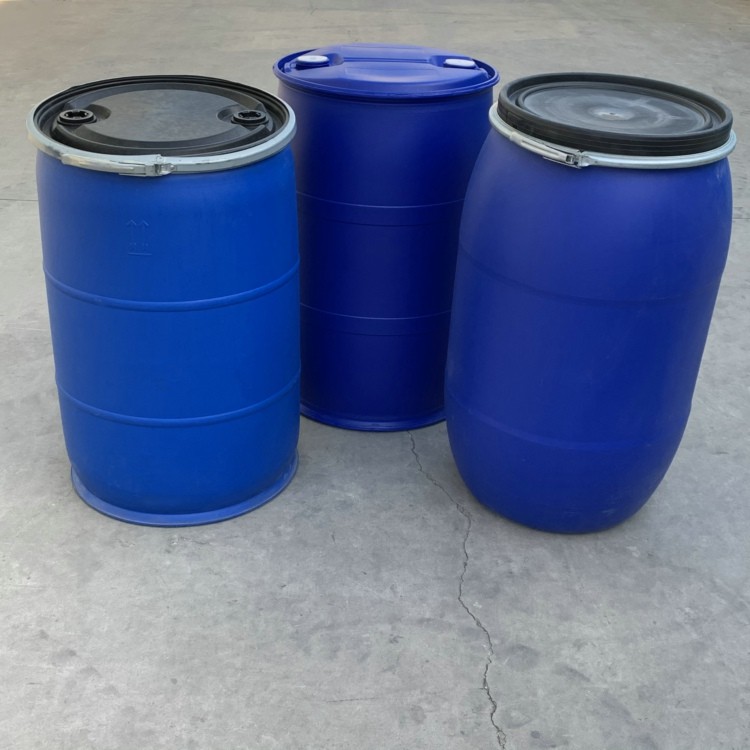 贵州200升小盖塑料桶 200升小口塑料桶新闻