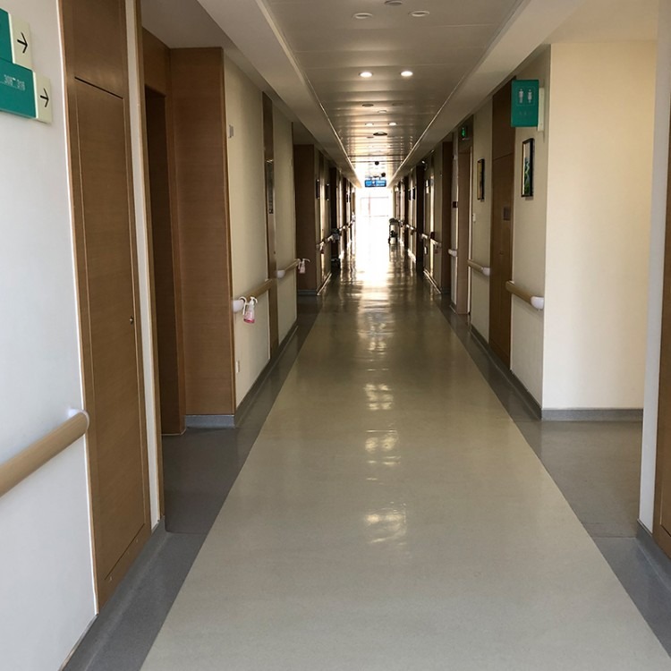 防滑PVC塑胶地板 医院塑胶地板 腾方厂家定制 耐磨防滑