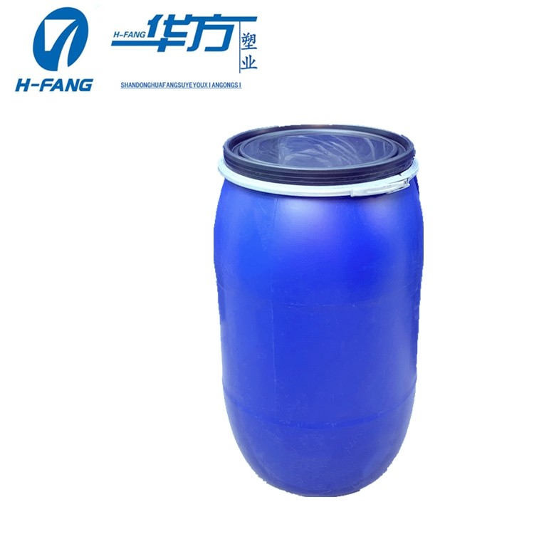 200升小盖塑料桶 200升铁箍塑料桶