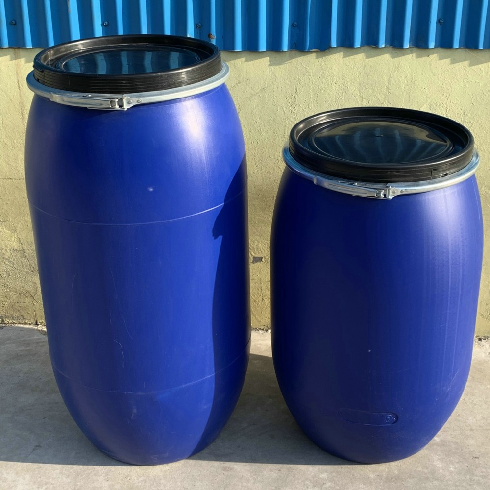 甘肃160升法兰塑料桶 160L塑料桶批发