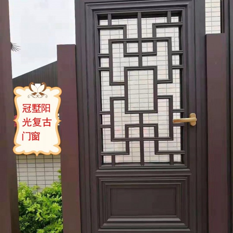 阳台复古门窗 复古色颜色门窗 复古门窗批发市场厂家直销